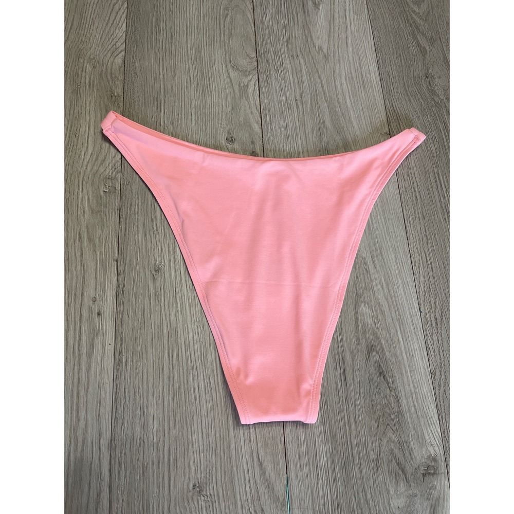 L Space x Jamie Van Slooten Leilani Bitsy Bikini Bottom Pink Large - Picture 10 of 11